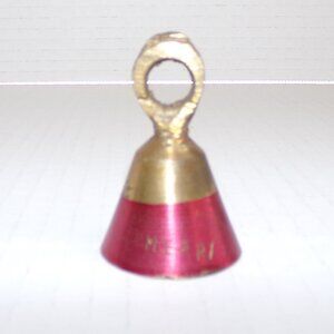 Vintage Rustic Hand Etched  "Merry Christman" Bell Christmas Decoration